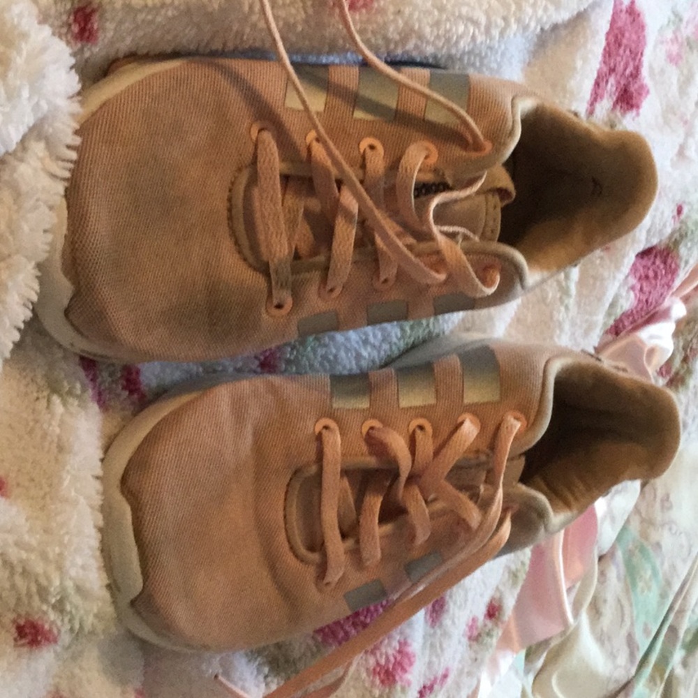 Pink sneakers